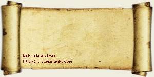 Aćim Jaglikić vizit kartica